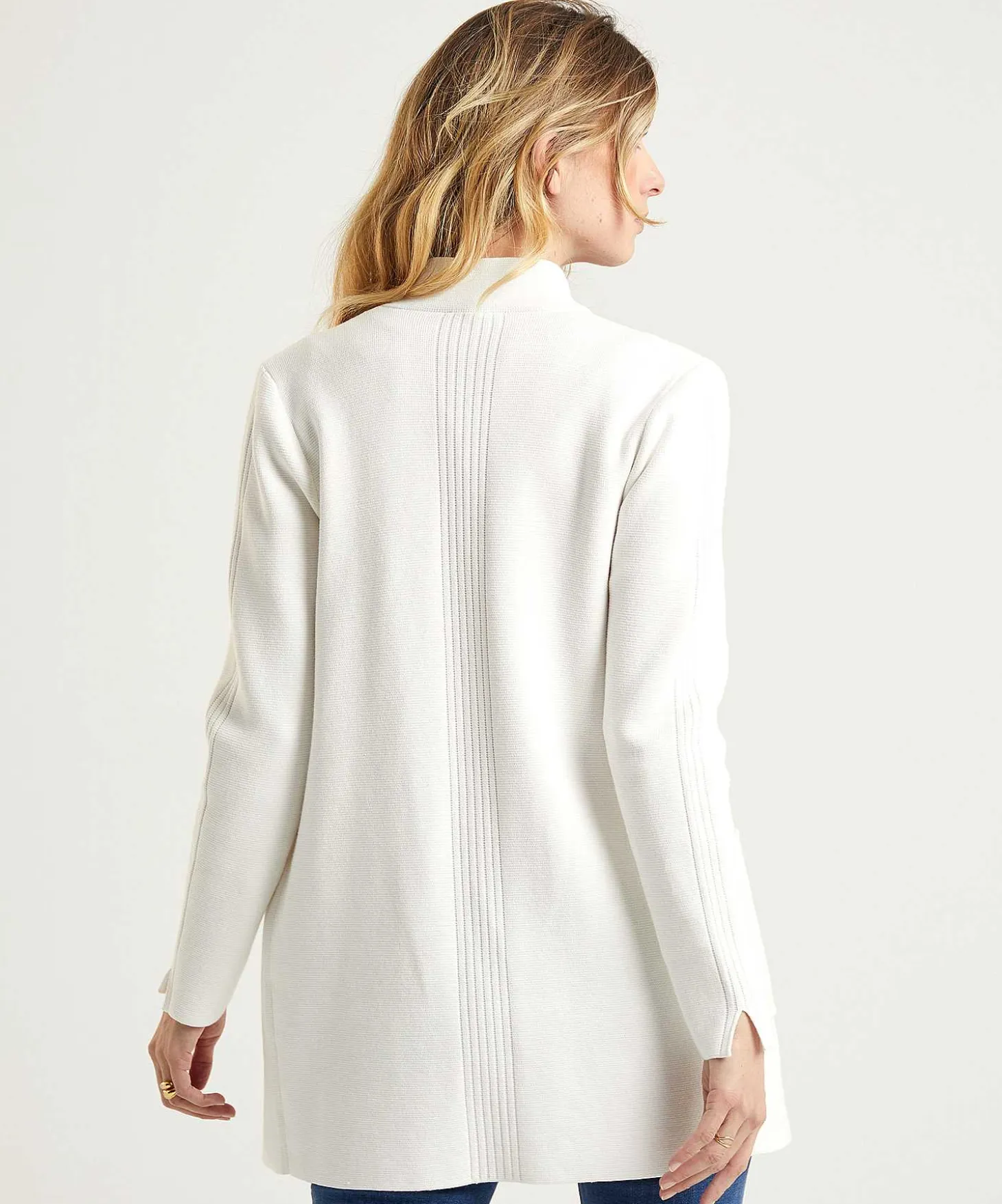 Blazervest Halflang Puntaknit