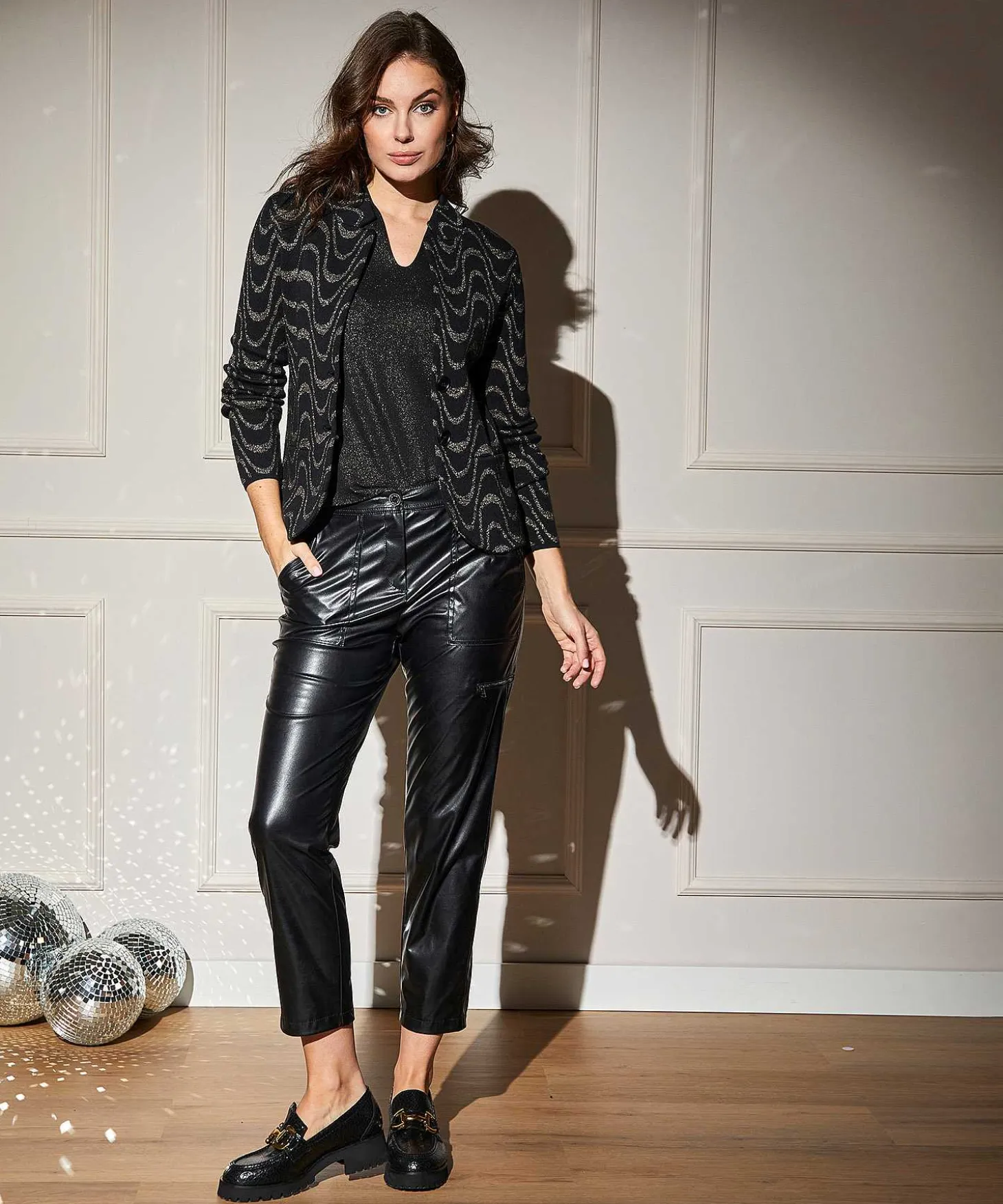 Blazervest Lurex Wave