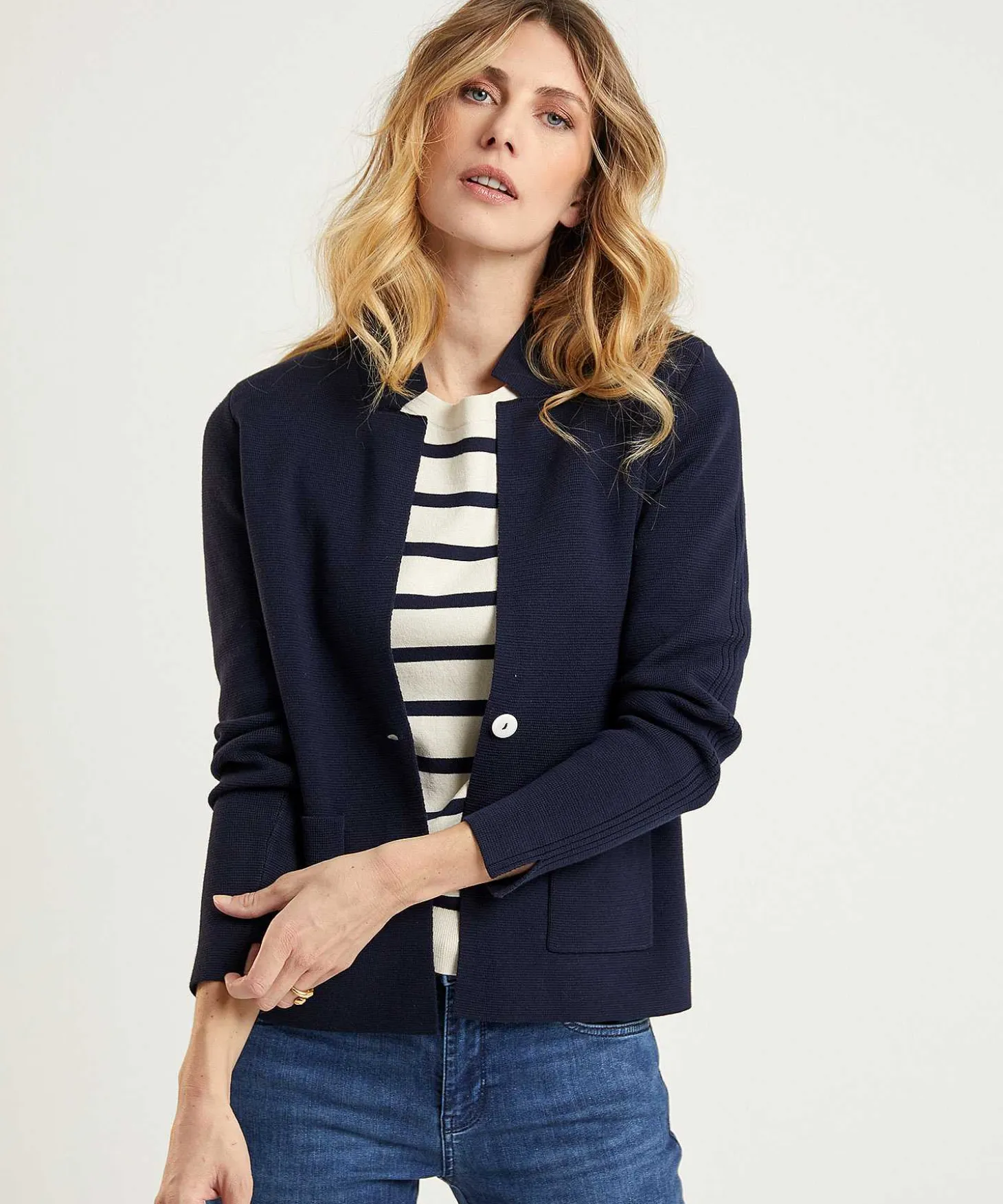 Blazervest Puntaknit