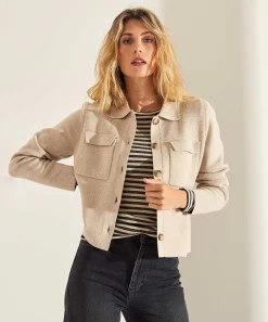 Blousevest Kort Puntaknit