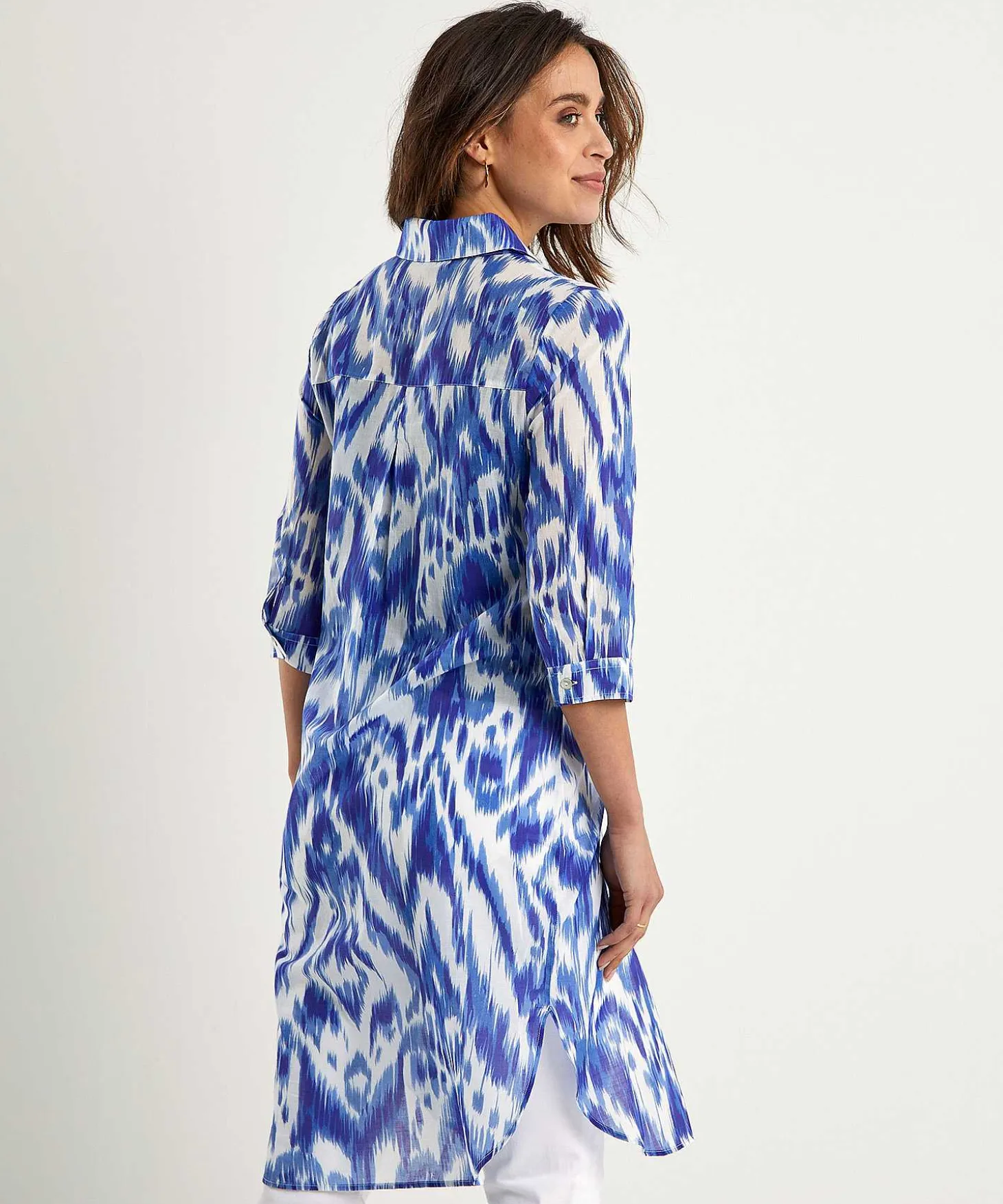 Cotton Voile Blousejurk Ikat