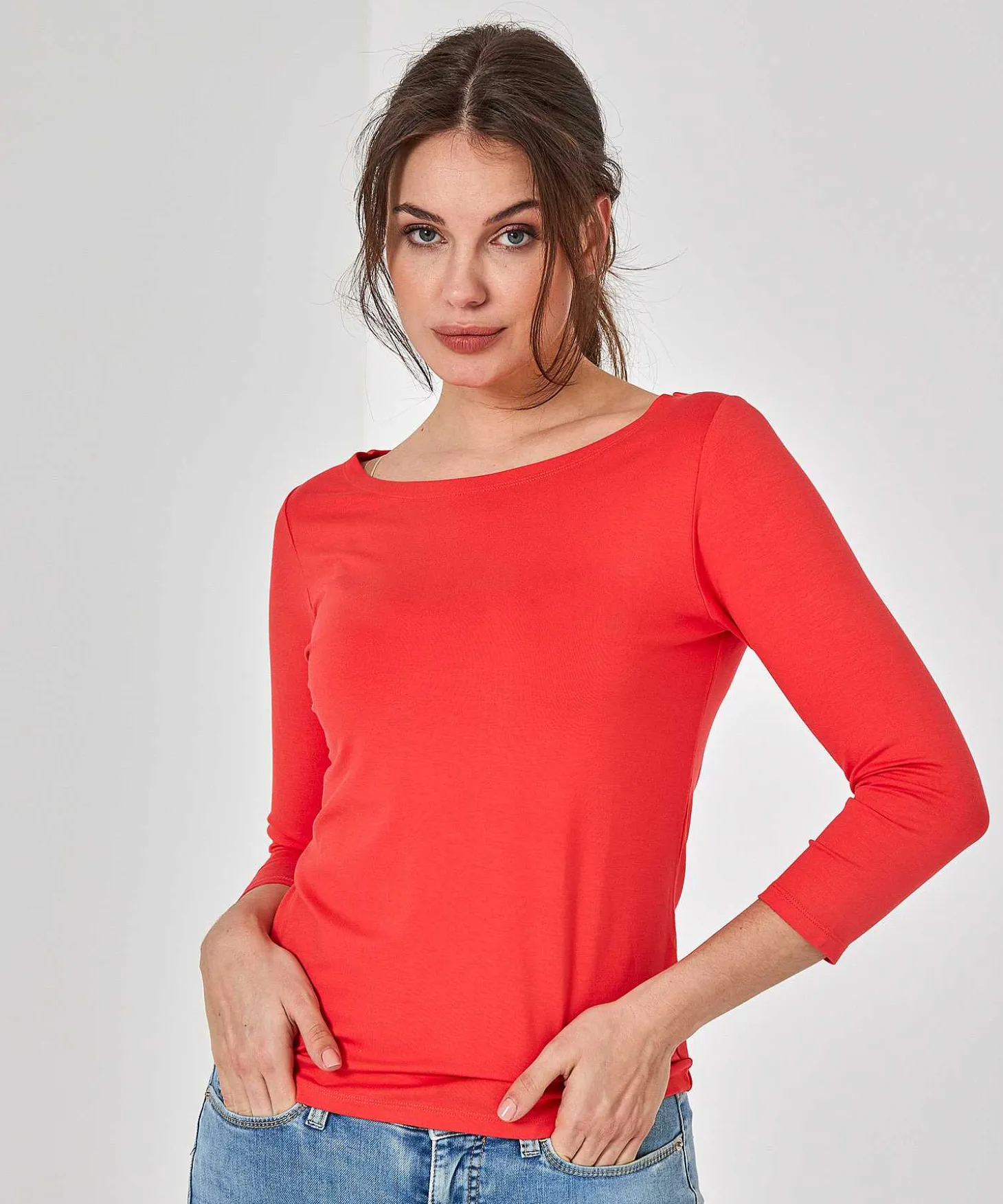 Essentials Shirt 3/4E Mouw