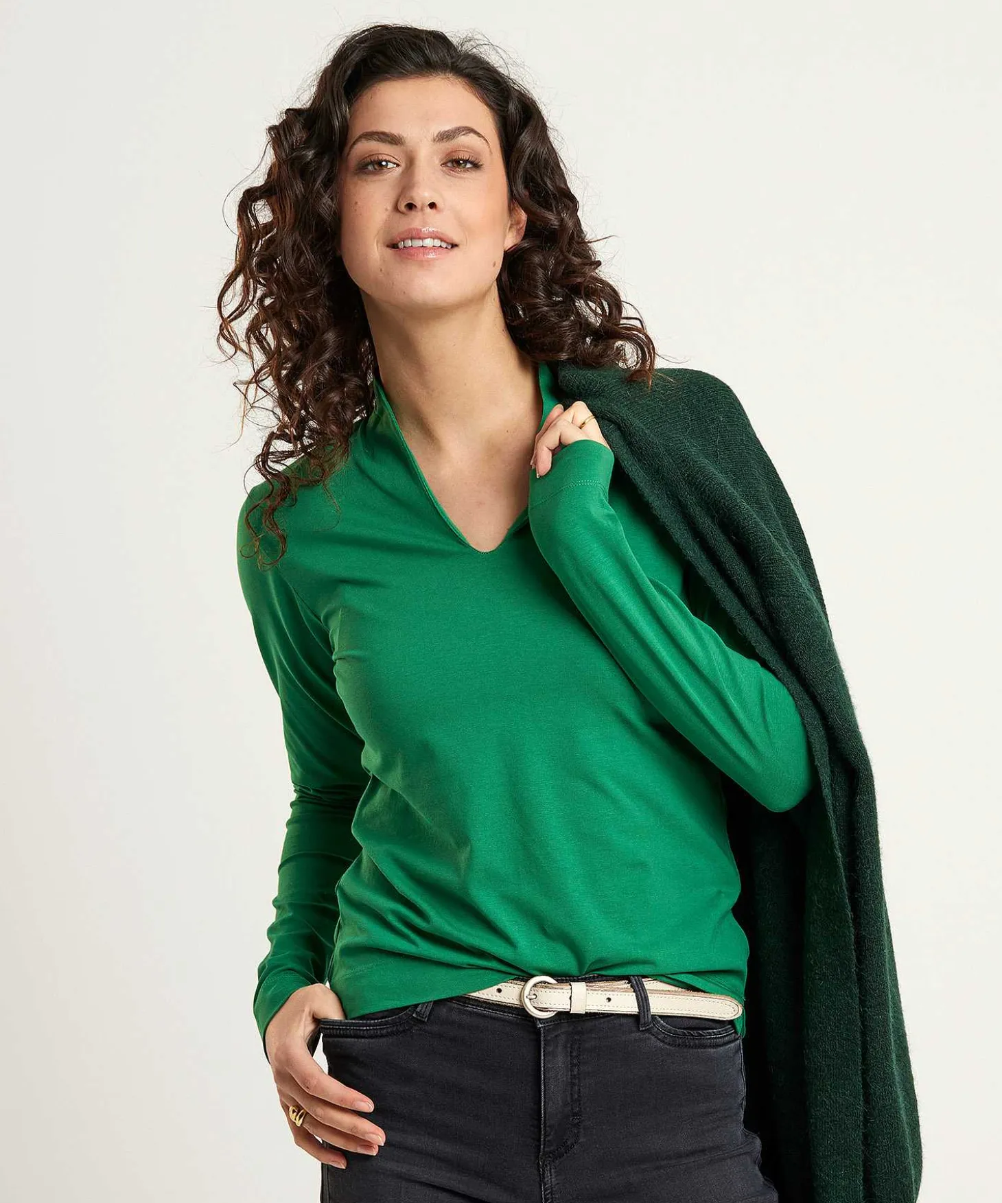 Essentials Tulpshirt Lange Mouw