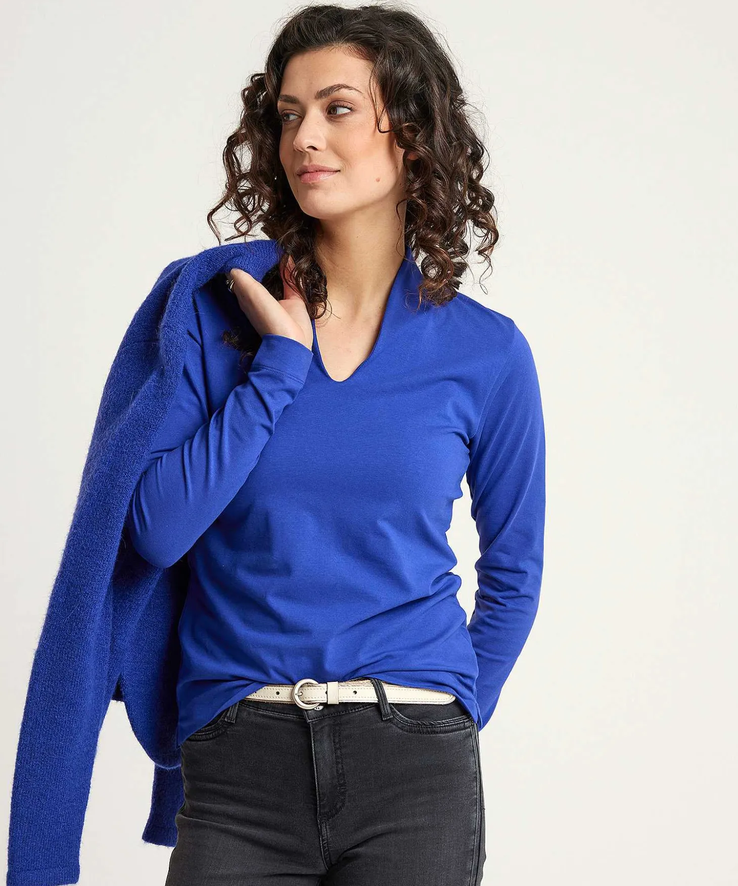 Essentials Tulpshirt Lange Mouw