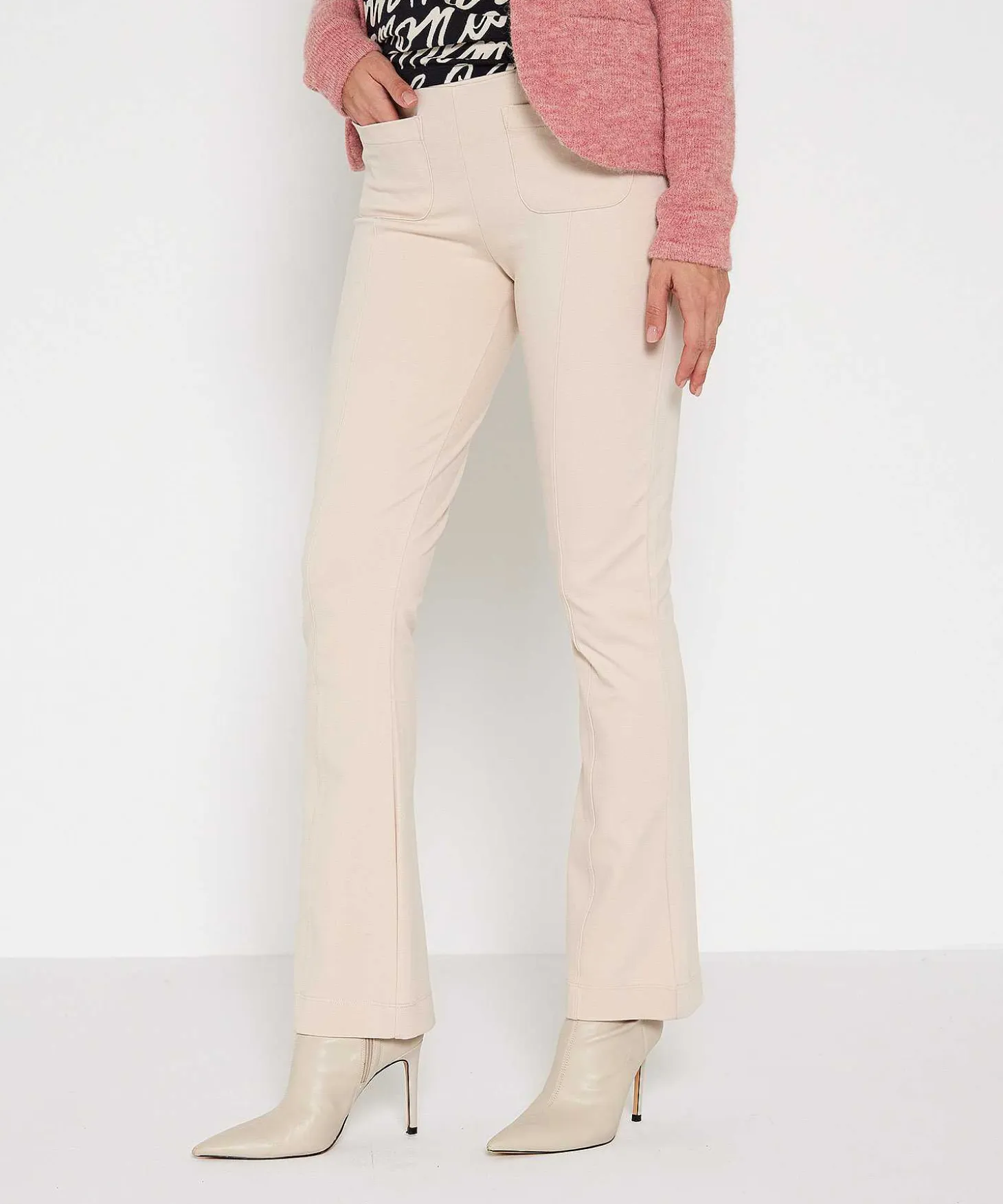 Flared Broek Zakje Punta