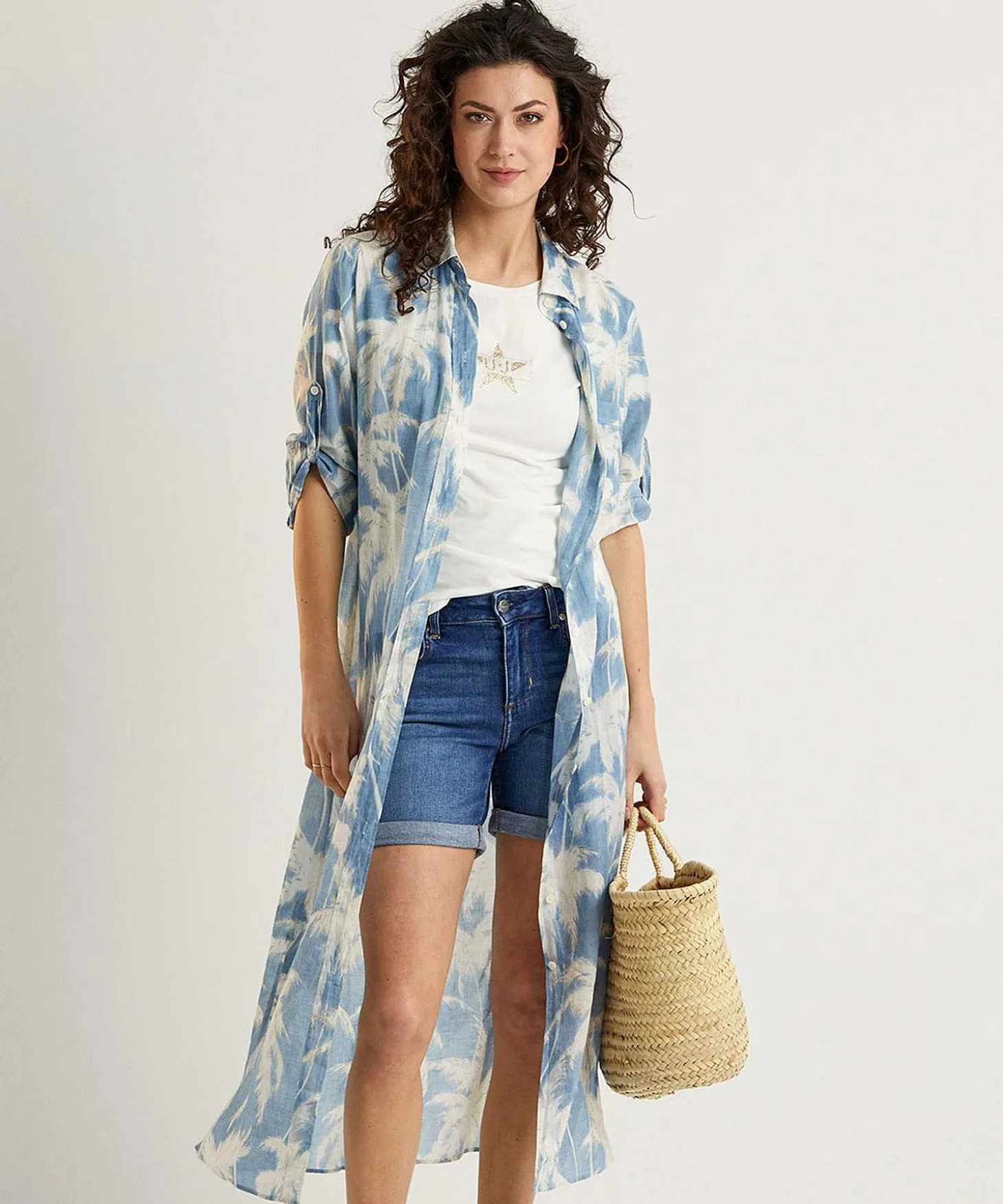 0039 Italy Cotton Voile Blousejurk Taya