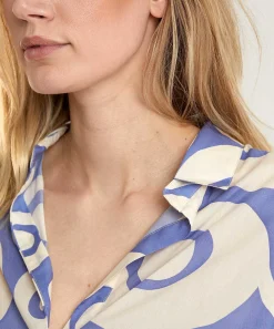 0039 Italy Cotton Voile Blouse Derry New