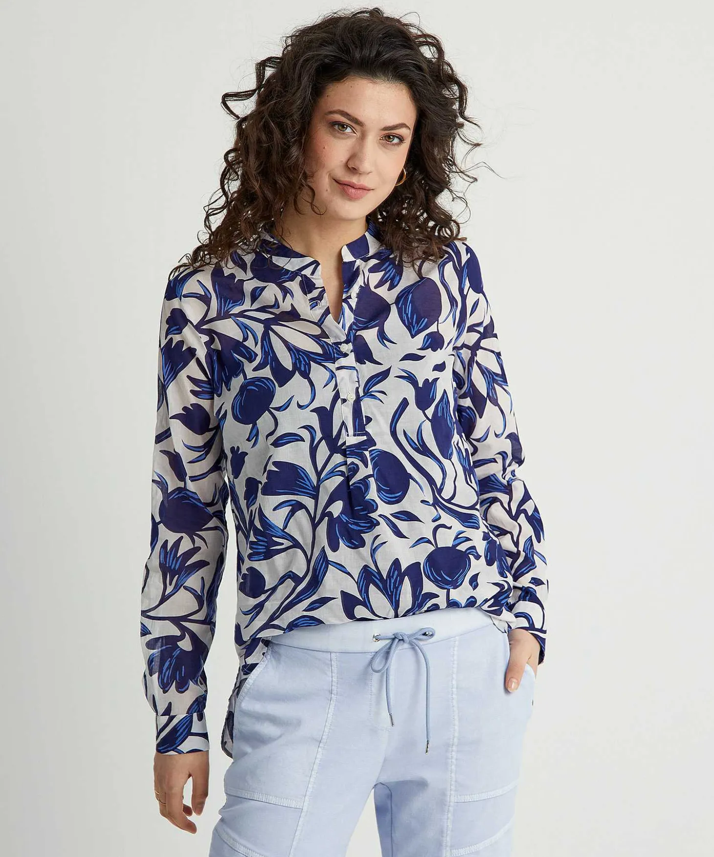 0039 Italy Cotton Voile Blouse Janice