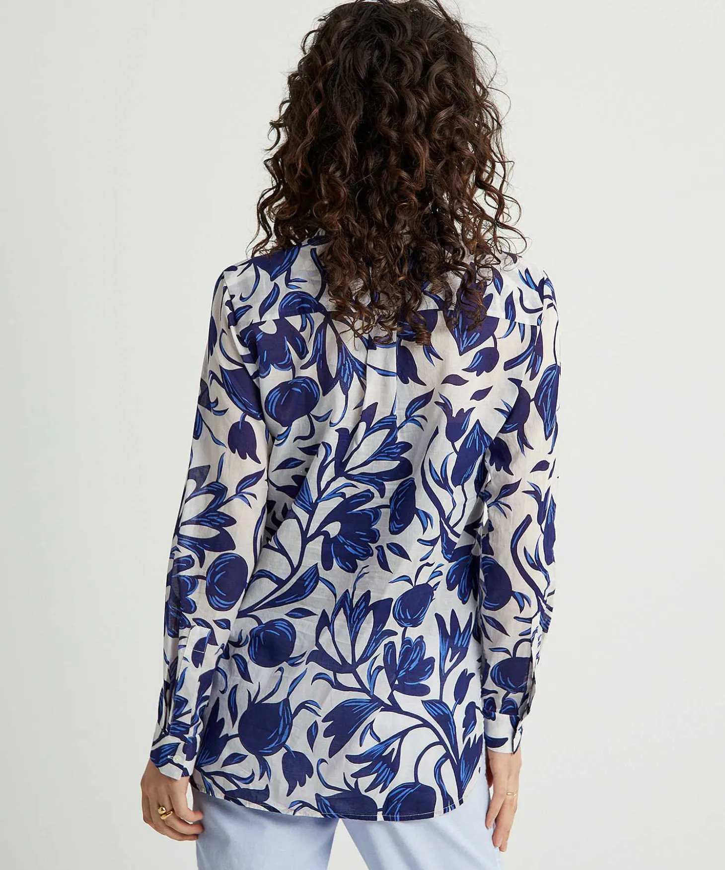 0039 Italy Cotton Voile Blouse Janice