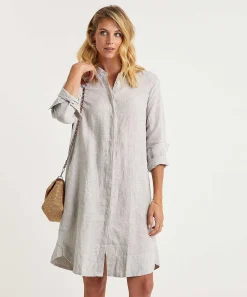 0039 Italy Linnen Blousejurk Gracia