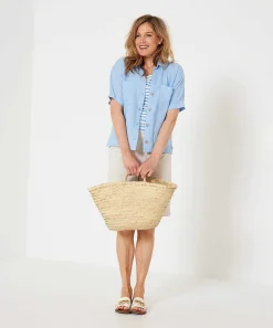Linnen Blouse Korte Mouw