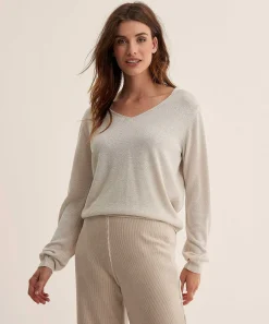 Lurex Truitje V-Hals