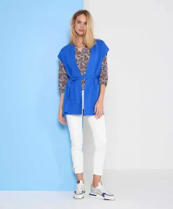 Mouwloos Vest Punta Knit Ceintuur