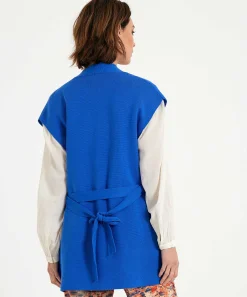 Mouwloos Vest Punta Knit Ceintuur
