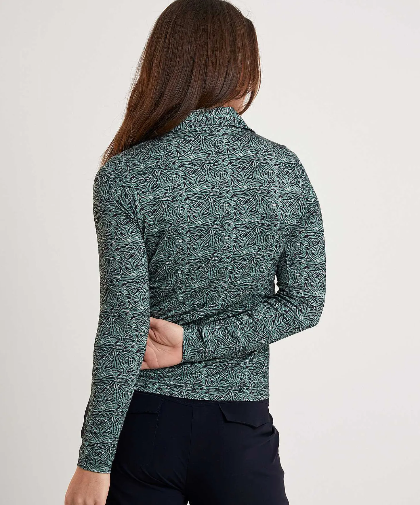 Poloblouse Mini Zebraprint