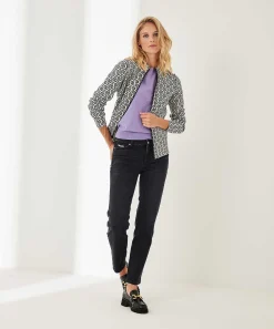 Ritsvest Jacquard Print Retro