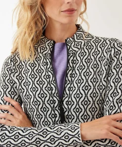 Ritsvest Jacquard Print Retro