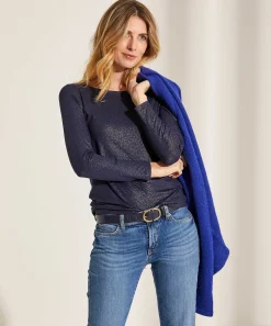 Shirt Boothals Lurex