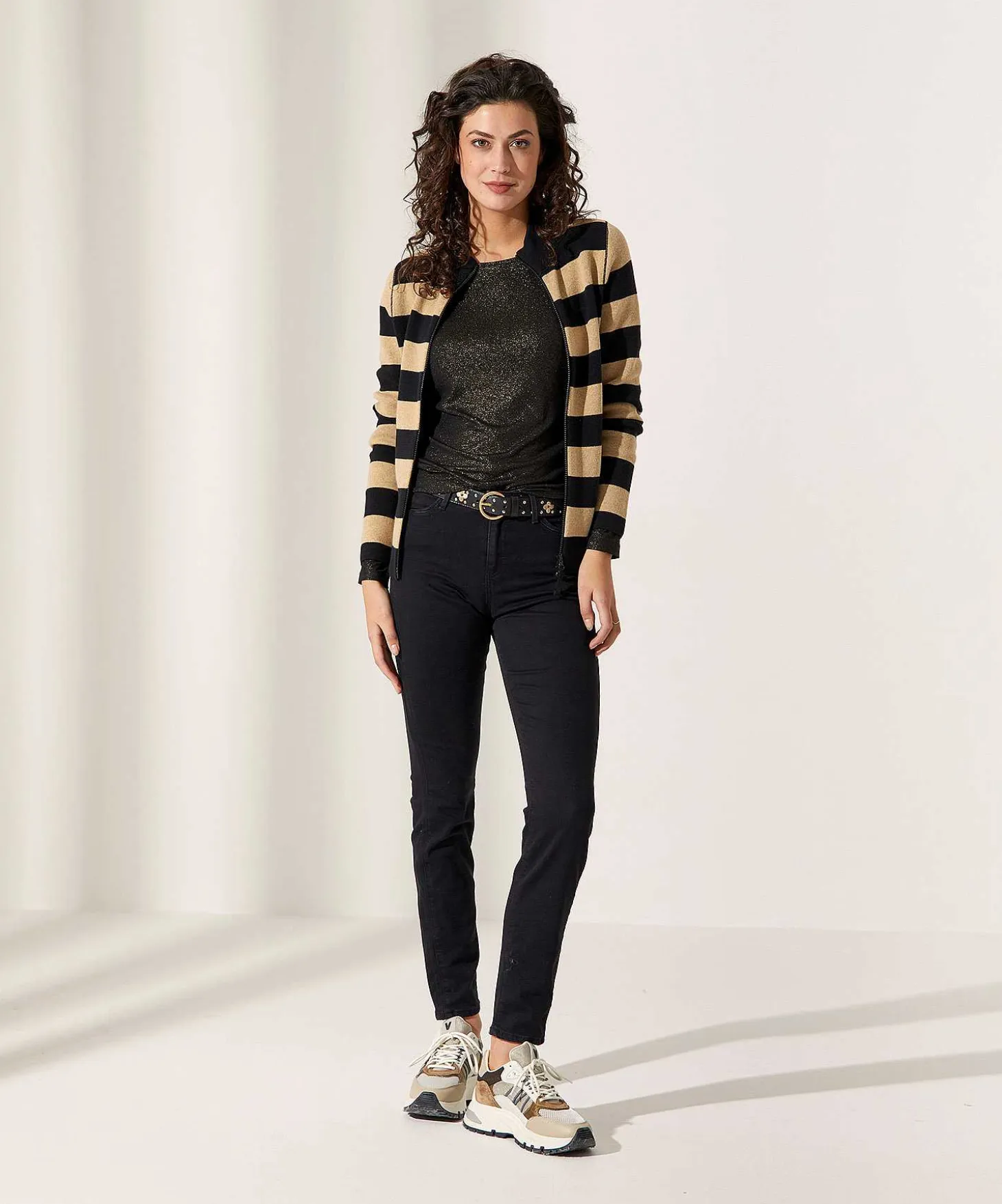 Shirt Boothals Lurex