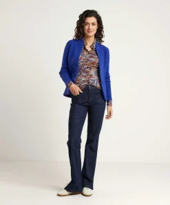Tricot Blouse Paisleyprint
