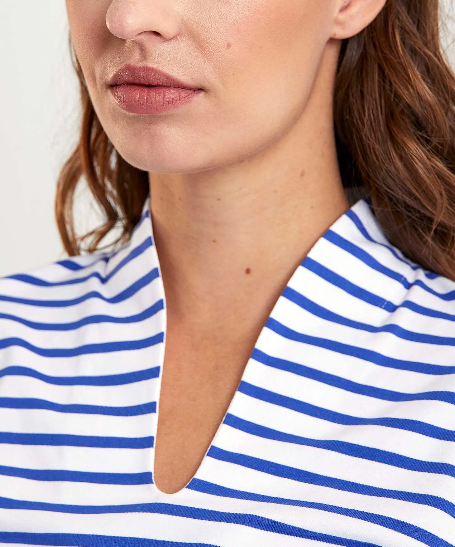 Tulpshirt Korte Mouw Bretonse Streep