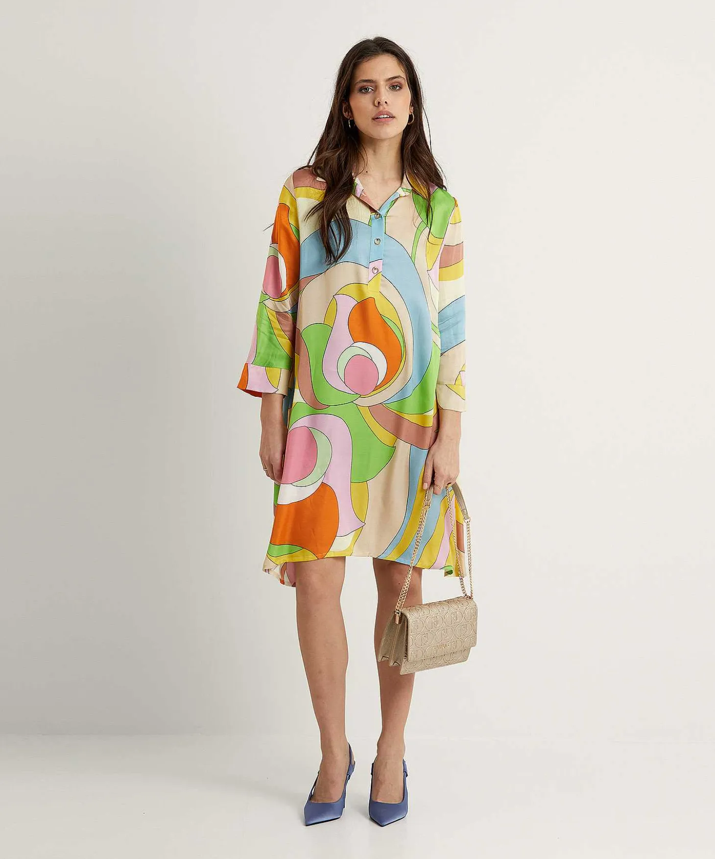 Ana Alcazar Jurk Multicolor