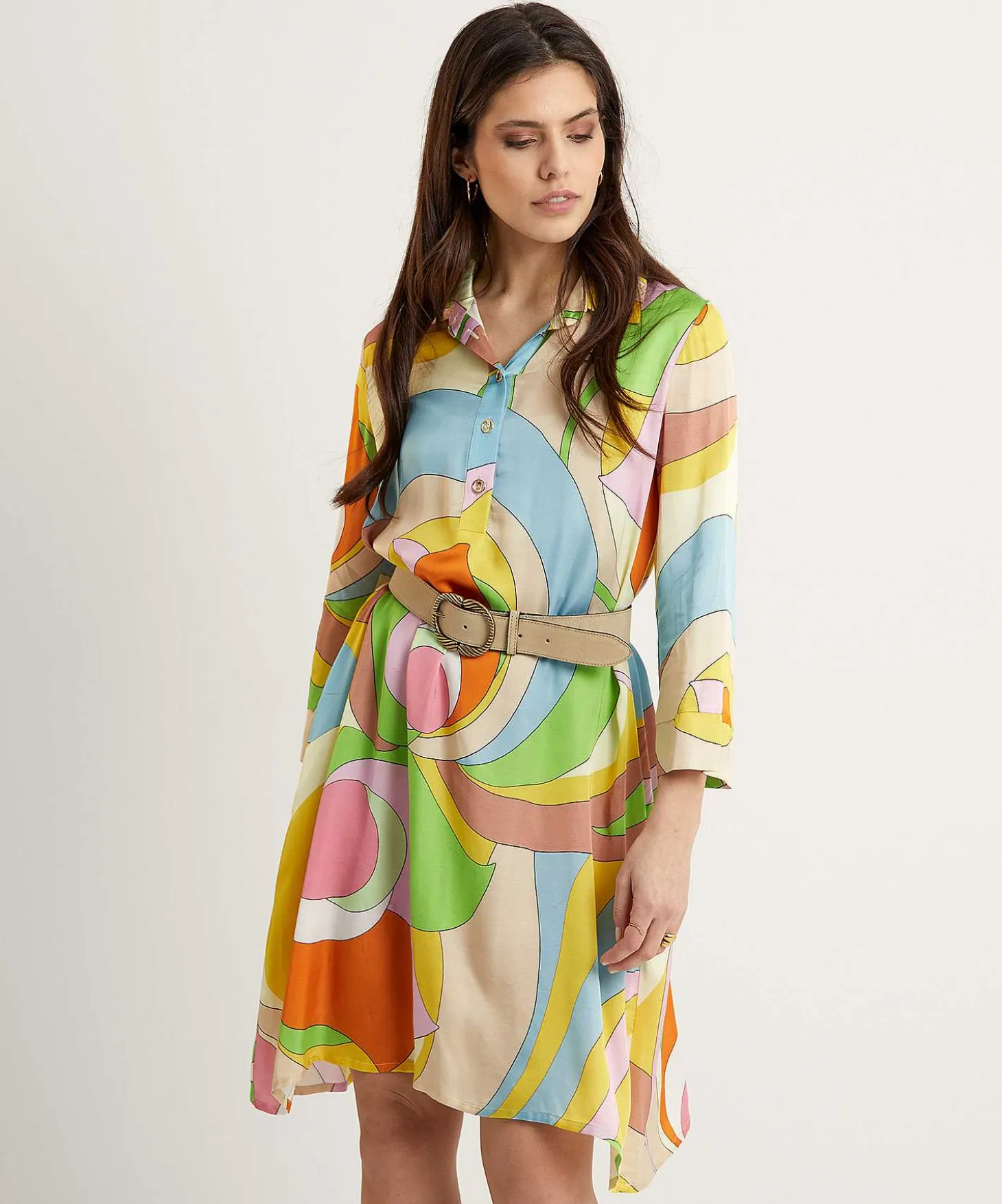 Ana Alcazar Jurk Multicolor