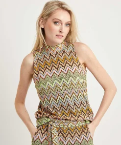 Ana Alcazar Missoni Top Posyma