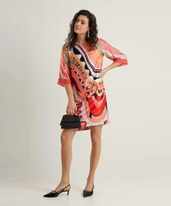 Ana Alcazar Silky Jurk Fancy Print