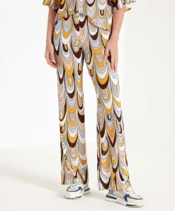 Ana Alcazar Slinky Palazzo Broek Retro Print