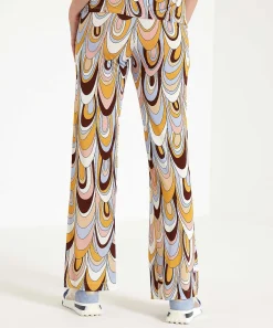 Ana Alcazar Slinky Palazzo Broek Retro Print