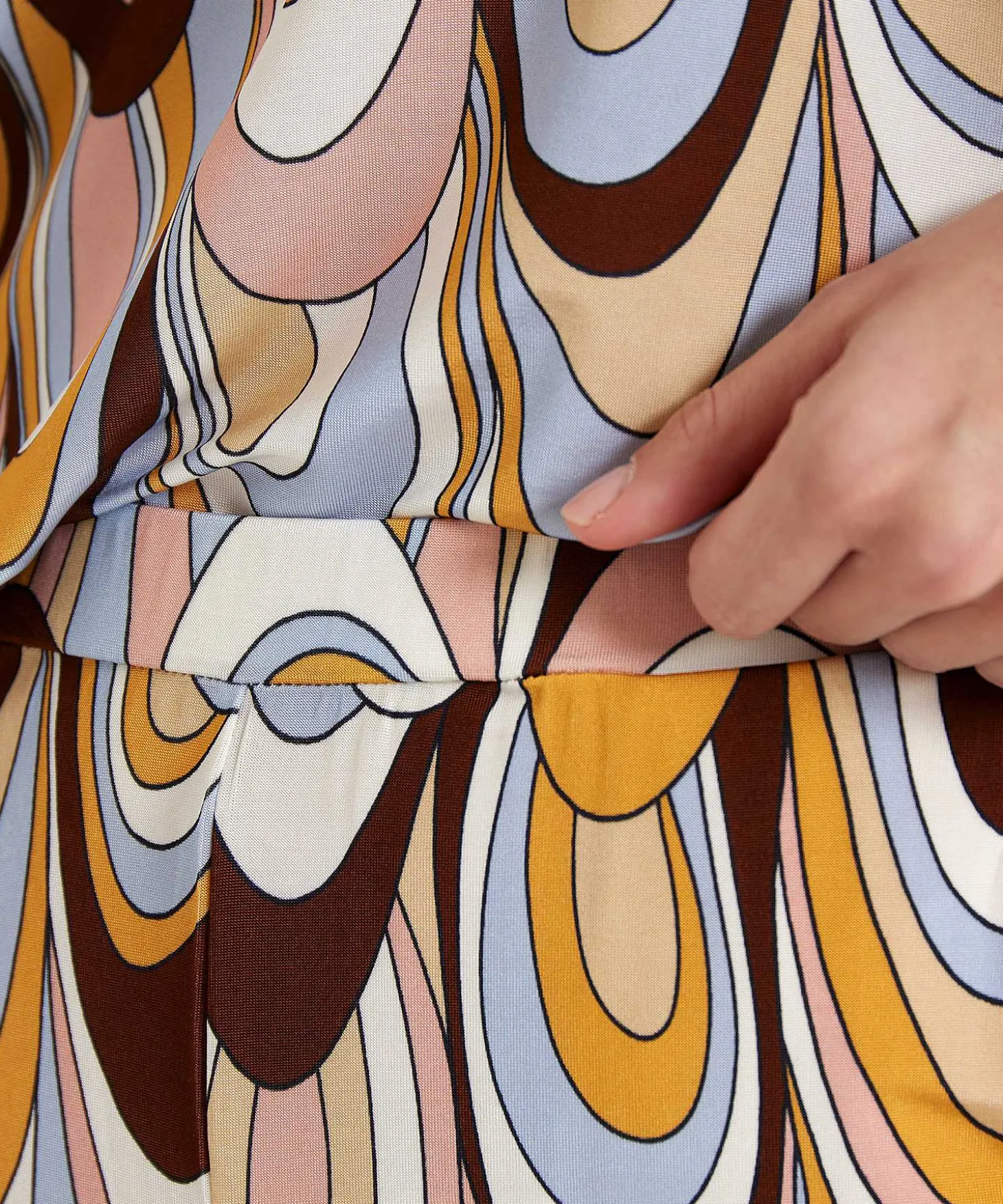 Ana Alcazar Slinky Palazzo Broek Retro Print