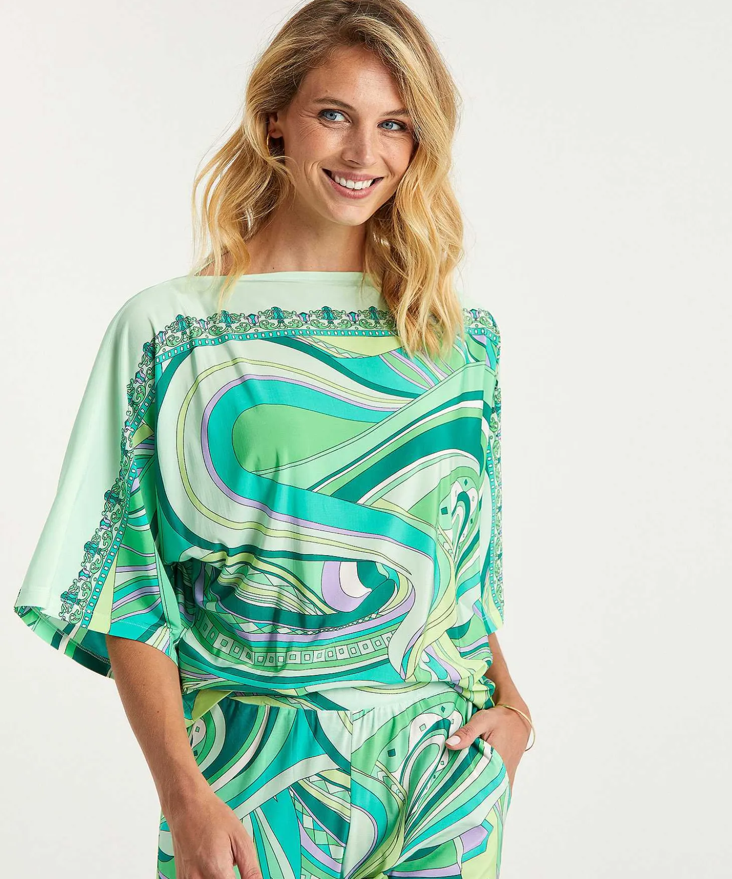 Ana Alcazar Slinky Top Multicolor