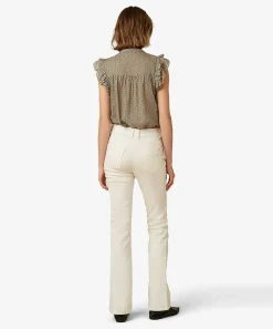 Beaumont Mouwloze Blouse Grafische Print
