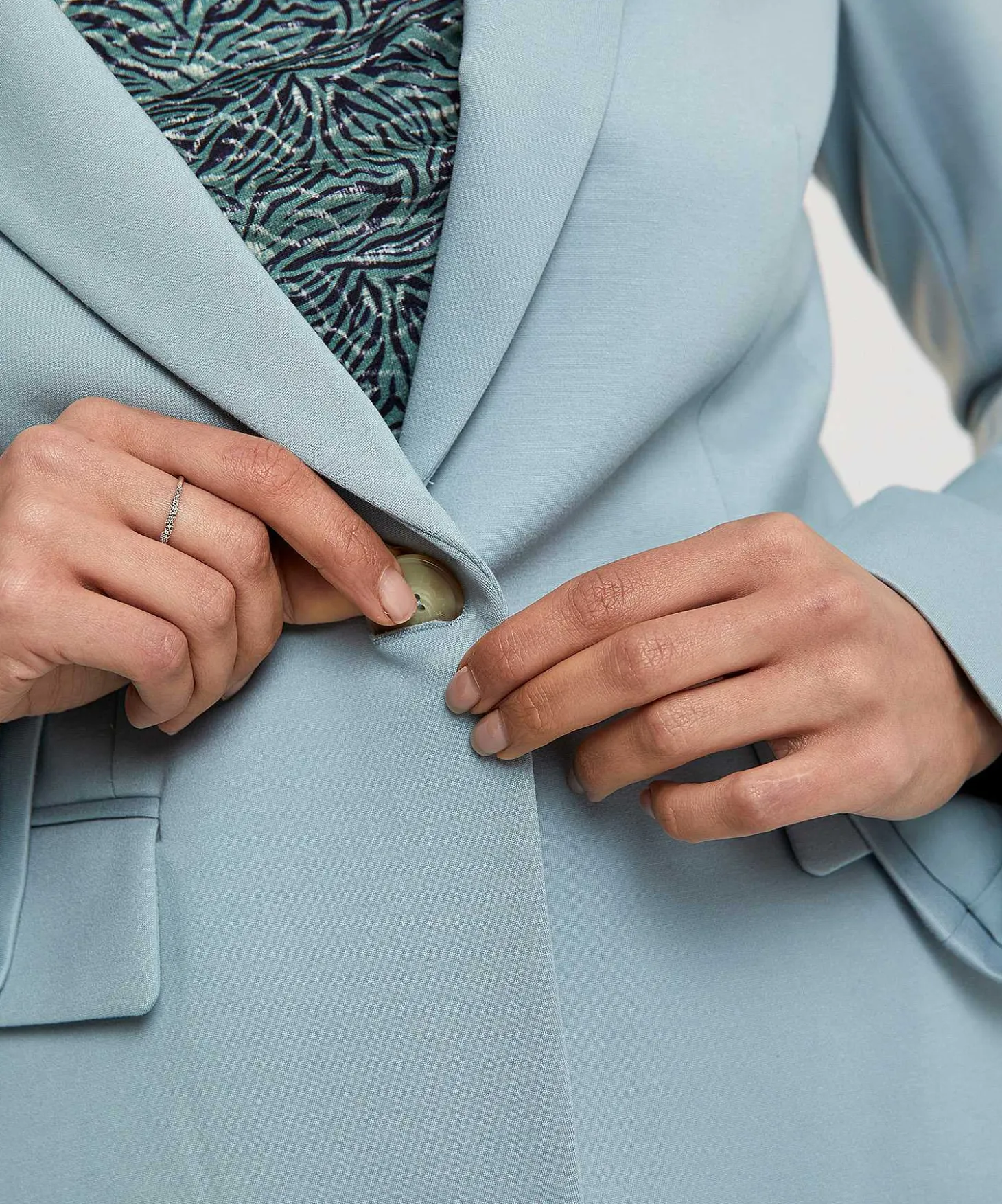 Beaumont Oversized Jersey Blazer Tatum