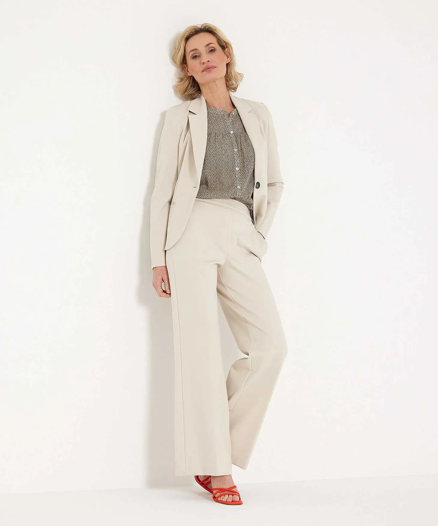 Beaumont Wide Leg Broek Punta