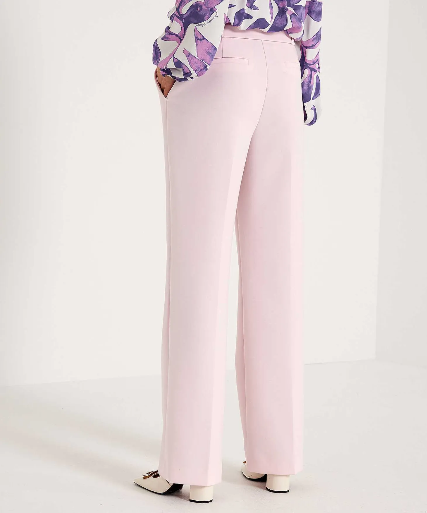 Beaumont Wide Leg Pantalon Ceintuur