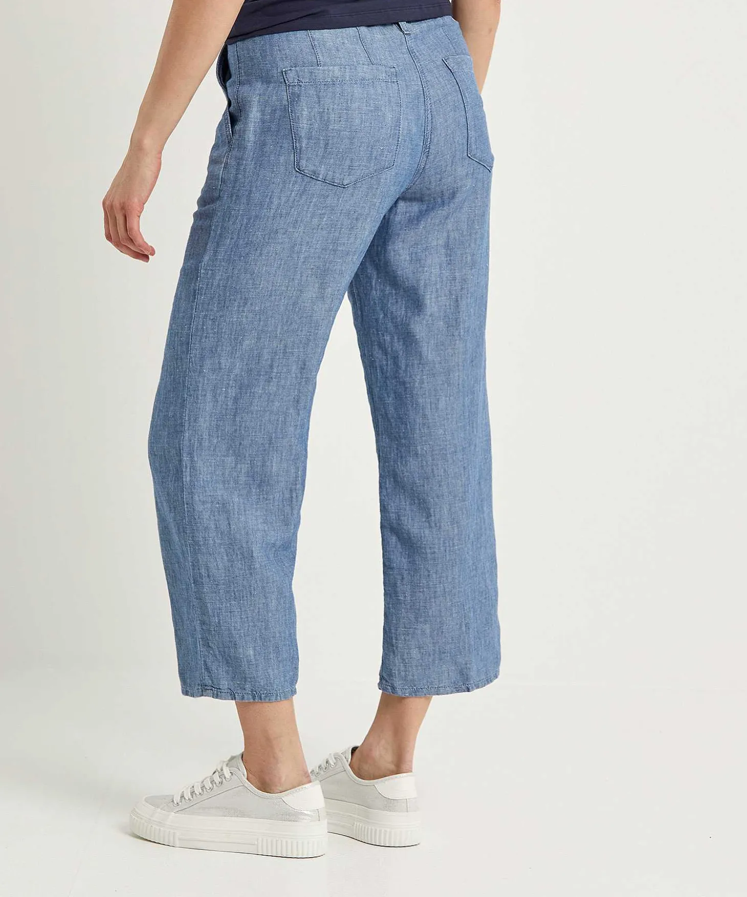 Brax Cropped Soft Denim Broek Maine