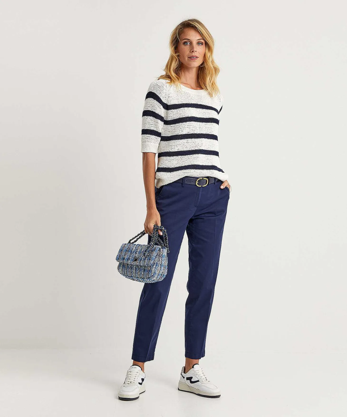 Brax Cropped Ultra Light Chino Maron