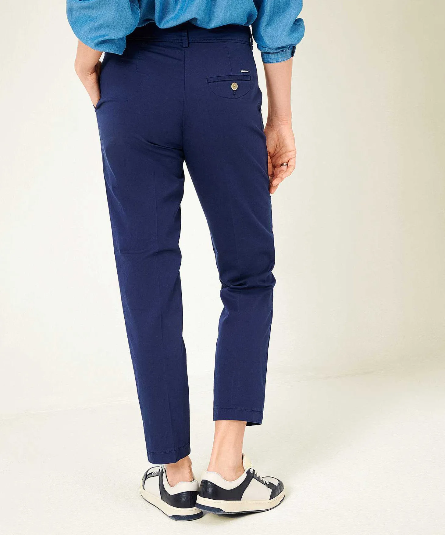 Brax Cropped Ultra Light Chino Maron
