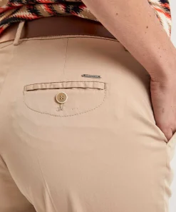 Brax Cropped Ultra Light Chino Maron