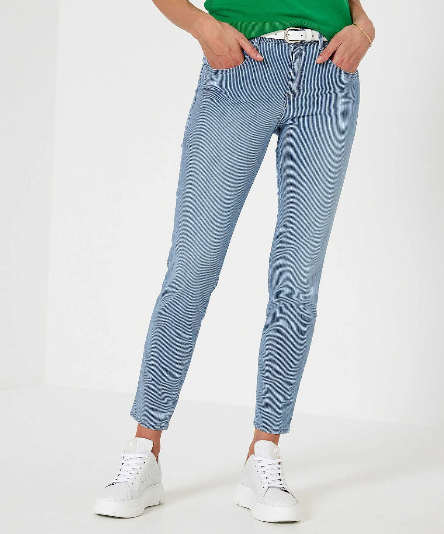 Brax Indigo Stripe Broek Shakira