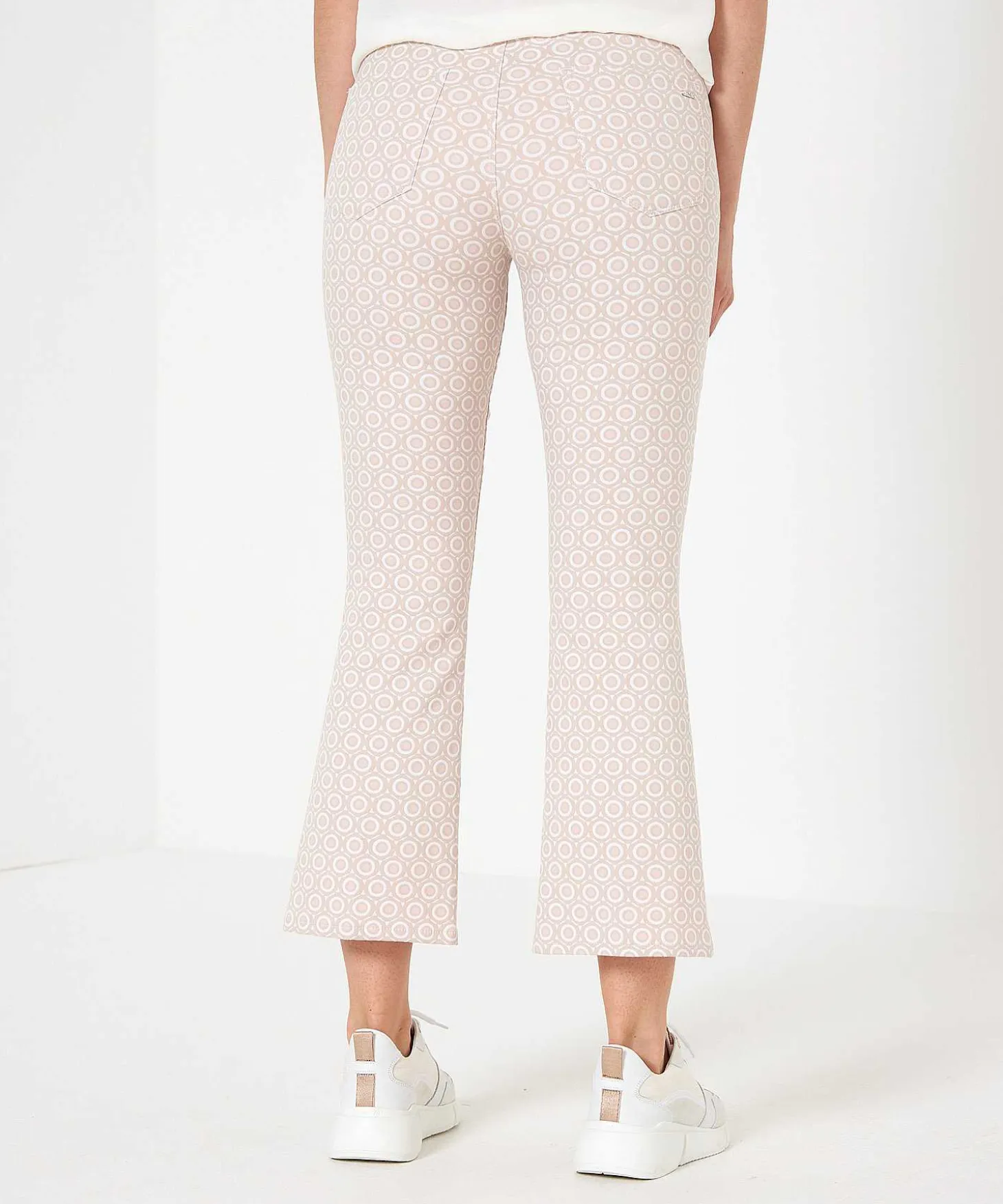 Brax Kick Flare Broek Grafisch Jacquard Shakira