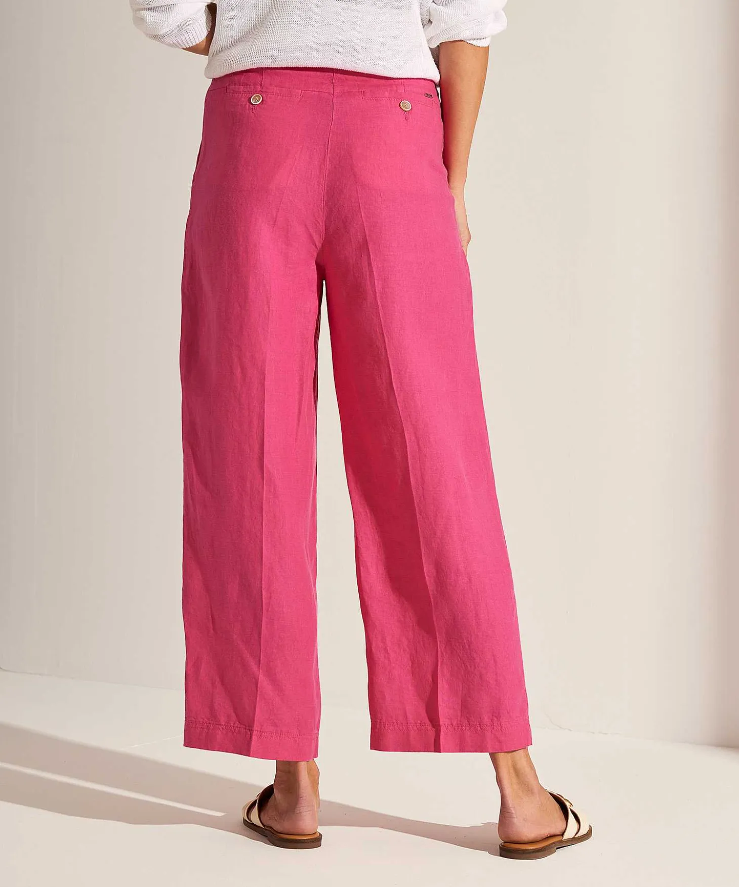 Brax Linnen Cropped Broek Maine