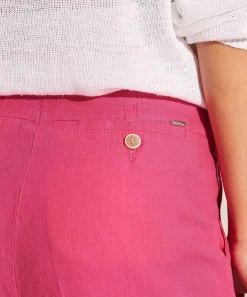 Brax Linnen Cropped Broek Maine