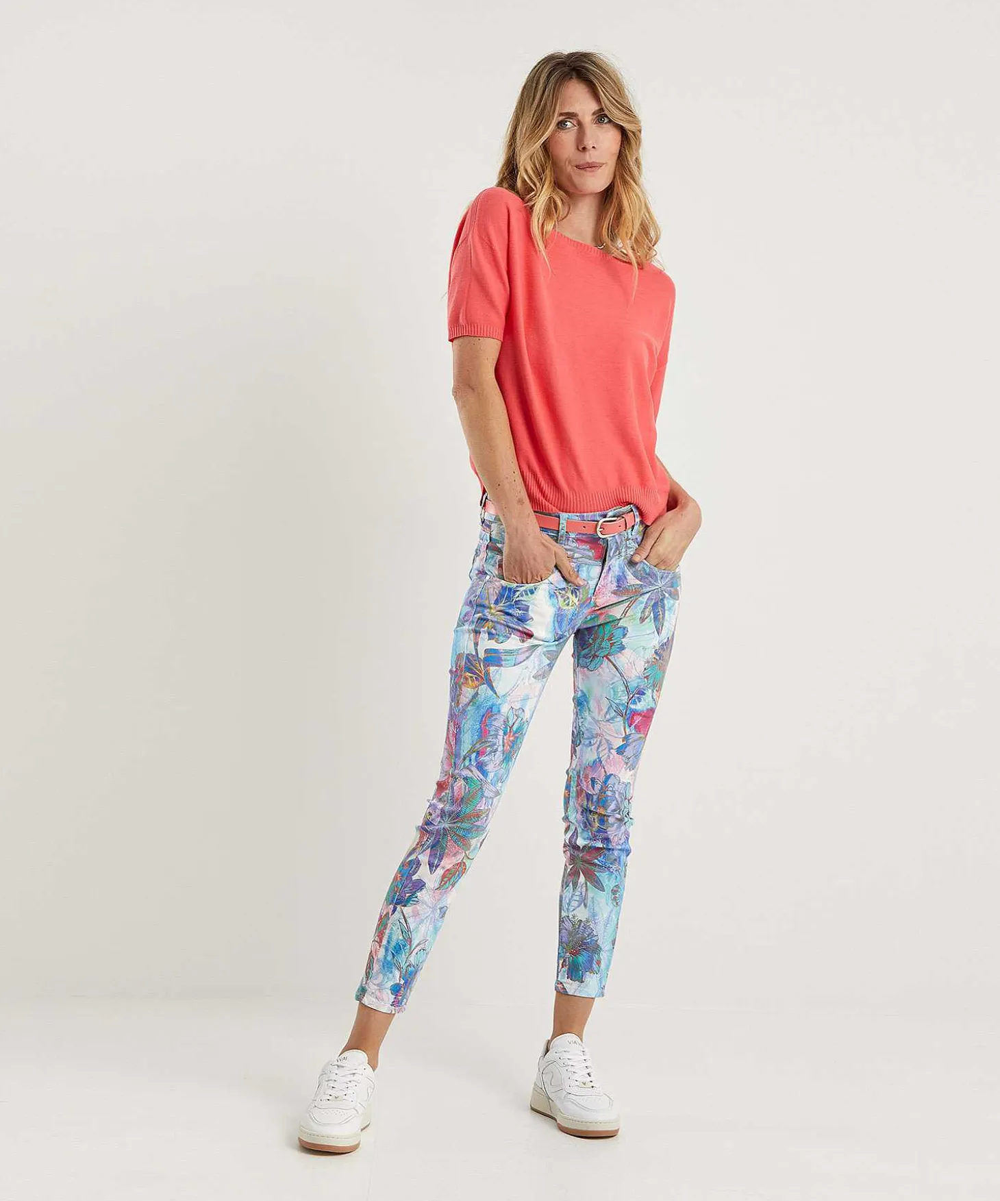 Brax Skinny Jeans Bloemprint Ana