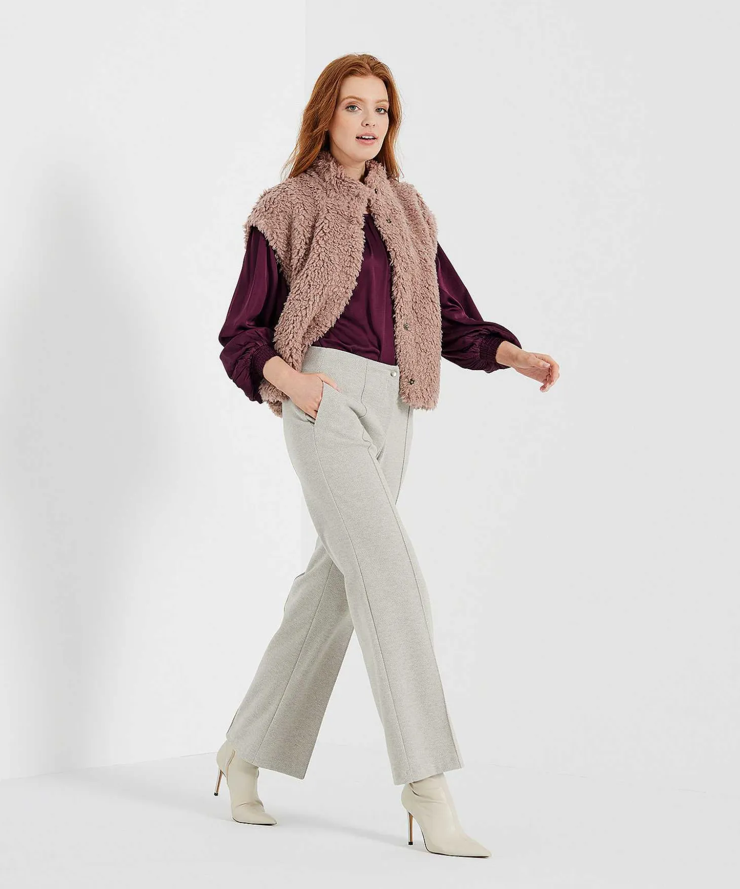 Brax Wide Leg Broek Velvet Maine