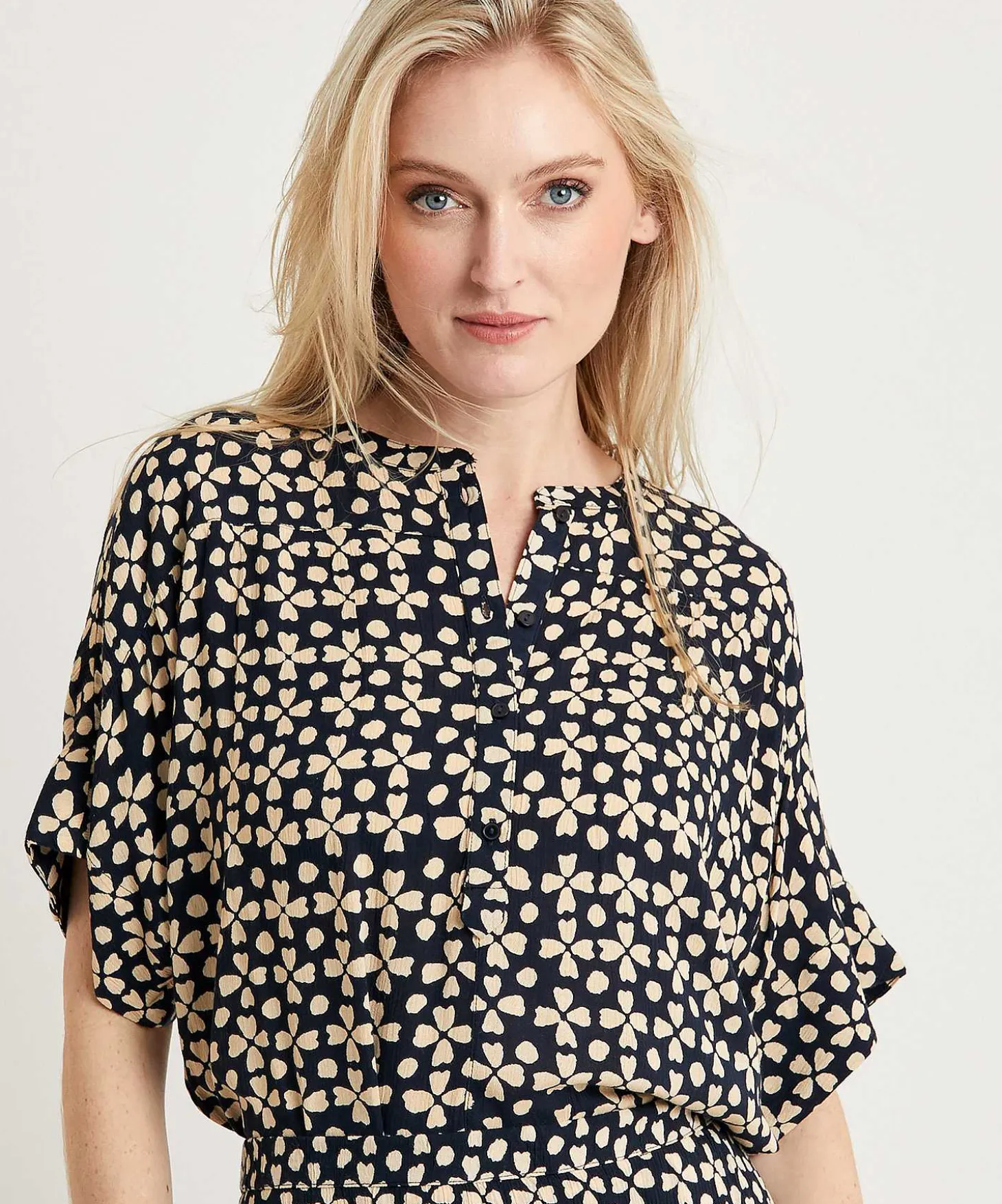 By-Bar Blouse Klaverprint Bo Khandi