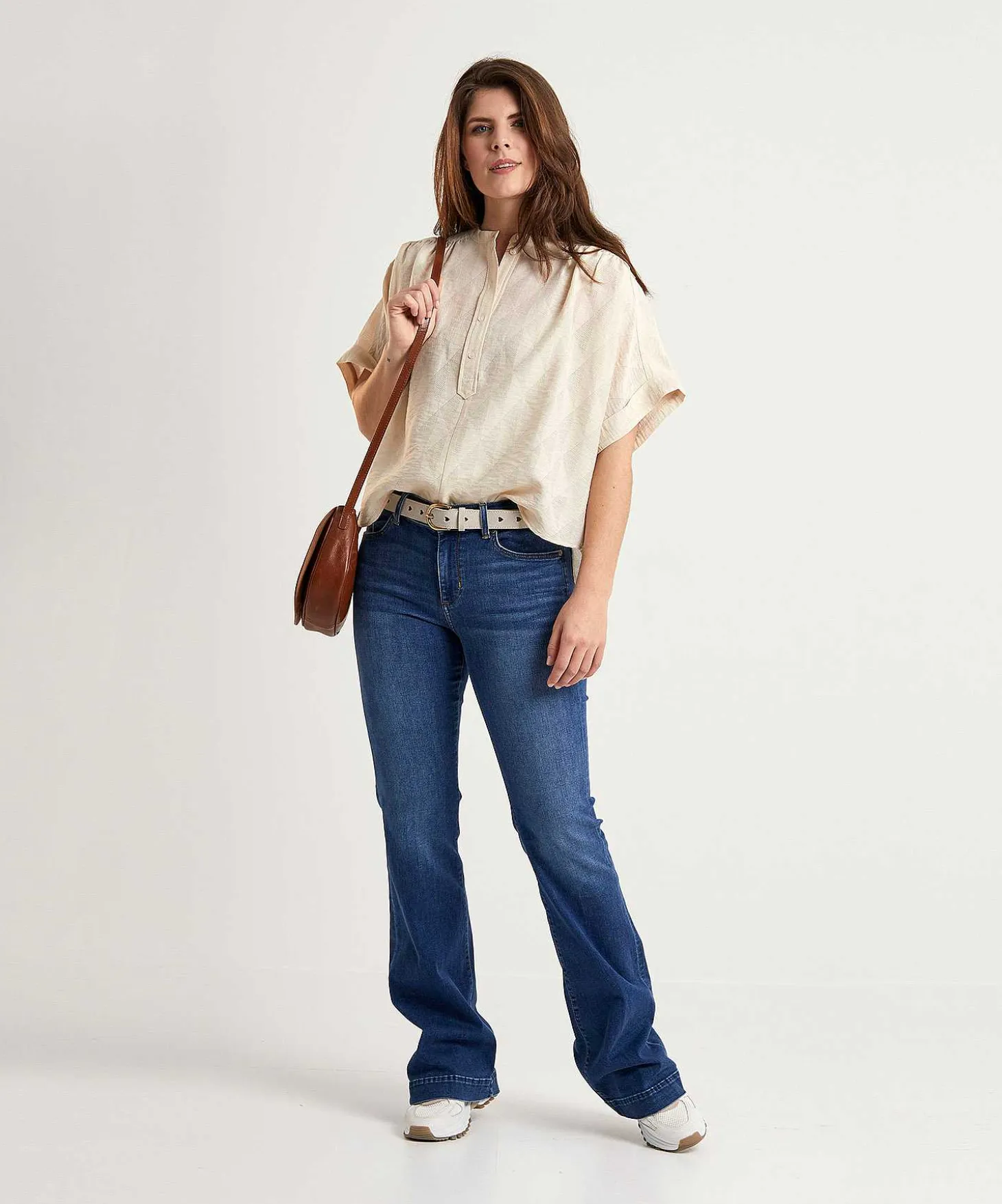 By-Bar Blouse Korte Mouw Axel Geo
