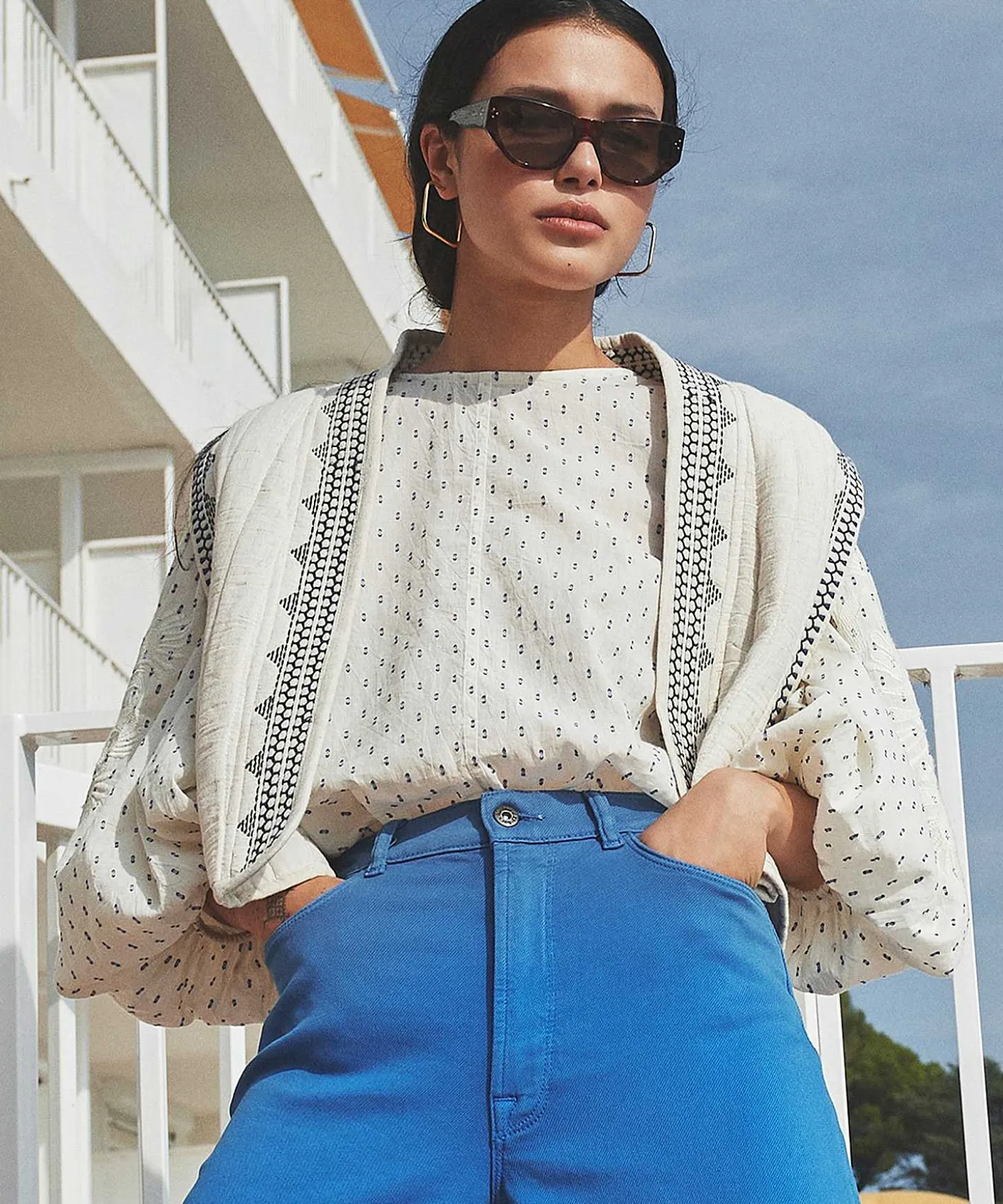 By-Bar Blouse Met Pofmouw Zazu
